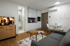 21-inch Smart TV with cable channels