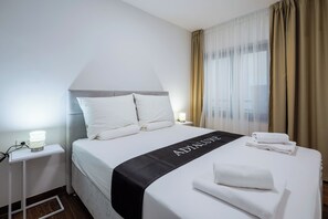 Căn hộ dành cho gia đình, nhiều phòng ngủ (City Apartman Adialuxe S4) | 1 phòng ngủ, truy cập Internet không dây miễn phí, bộ trải giường 