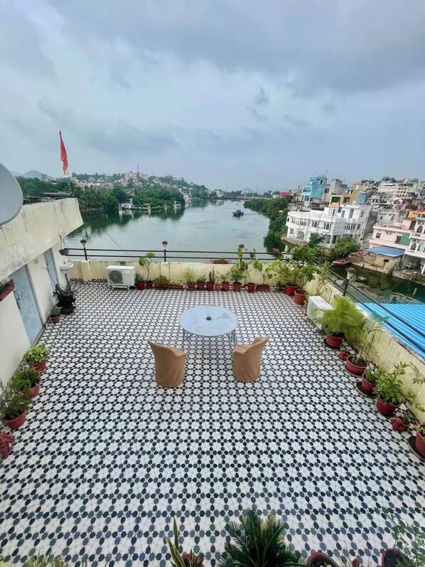 House, Balcony, Lake View | Outdoor dining - Serene Lakeside Homestay (udaipur)