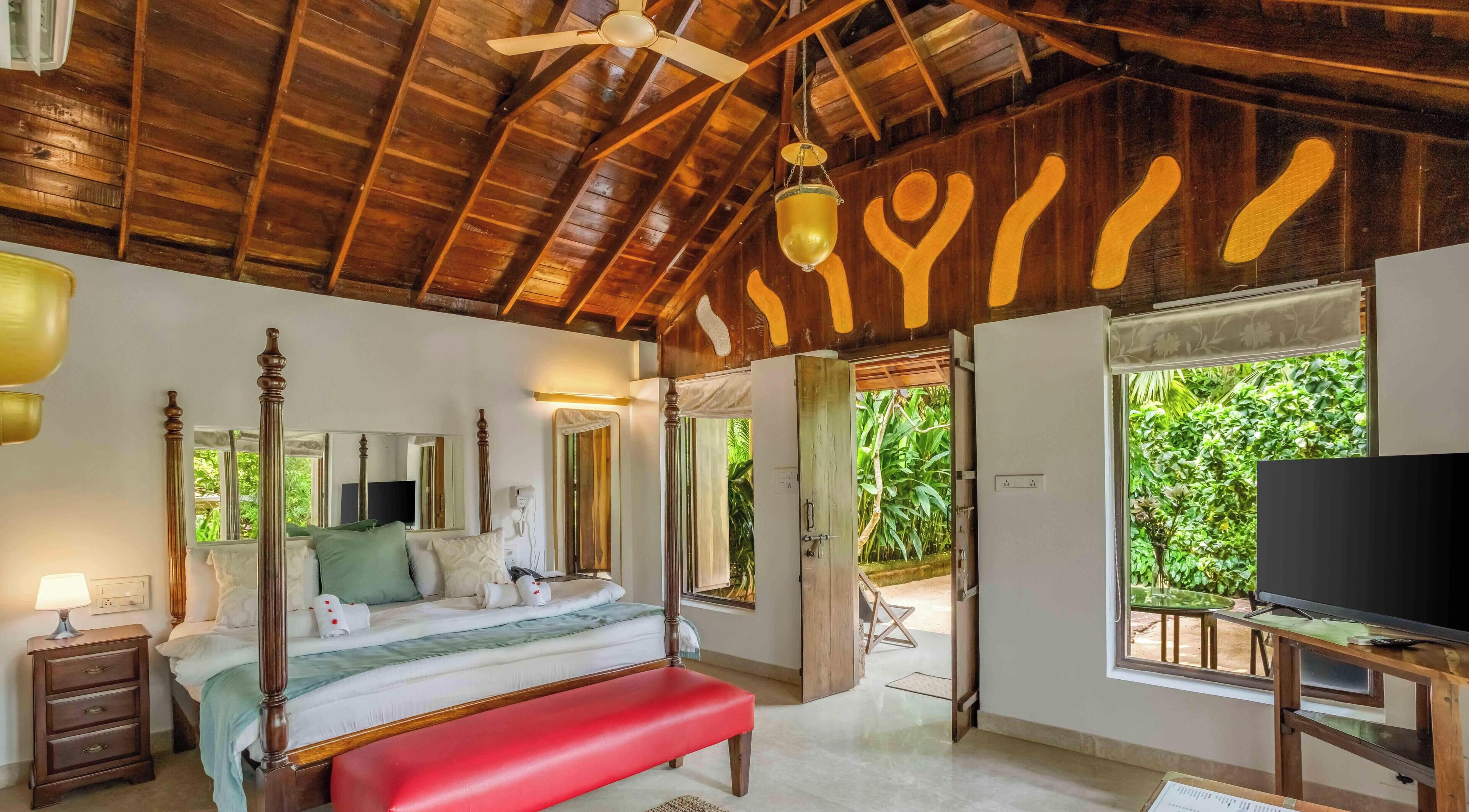 Casa de campo premium, vista para o jardim | Individualmente decorados, escrivaninha, Wi-Fi de cortesia