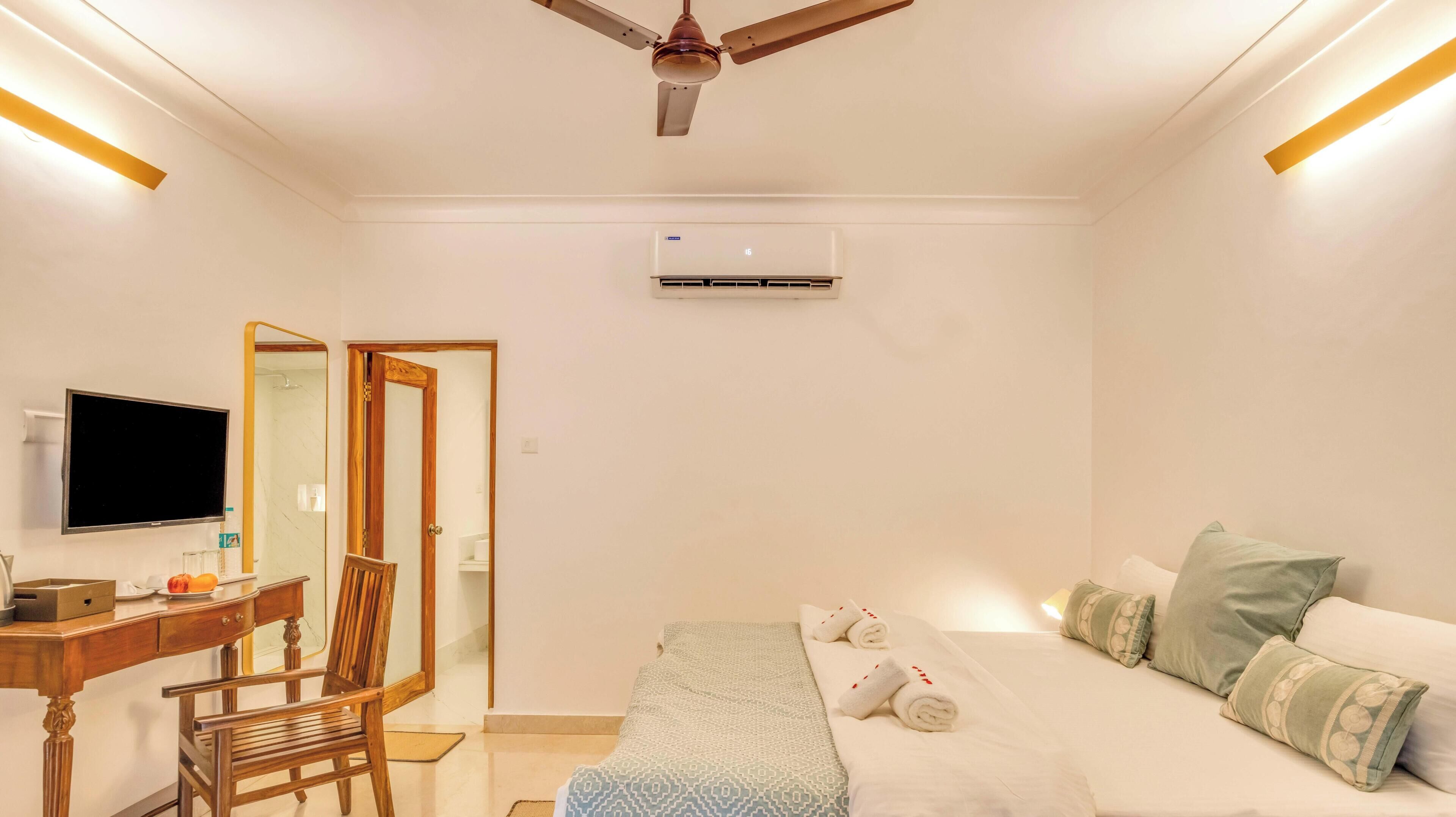 Pool Room 1 | Individually decorated, individually furnished, desk, laptop workspace