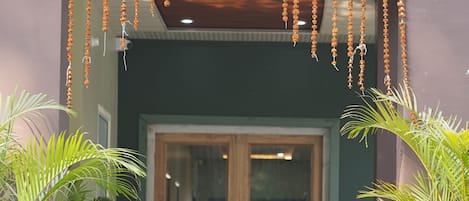 Façade de l’hébergement