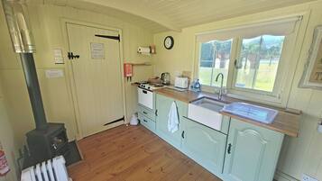Fridge, oven, stovetop, toaster