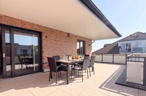 Outdoor dining - 2180 - Gode Ström Quarters "Eight" - Penthouse Strandwiese - 2180 - Gode Ström (Dahme)