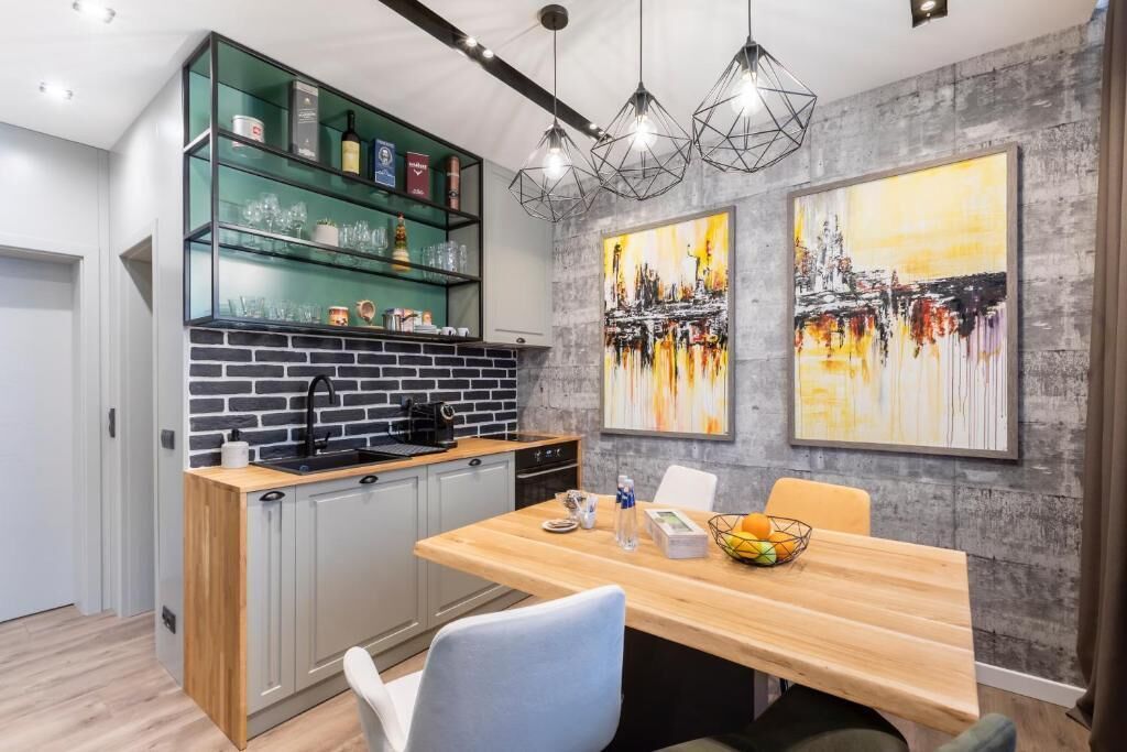 豪華公寓, 城市景 | 用餐區