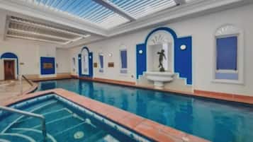 Indoor pool, outdoor pool