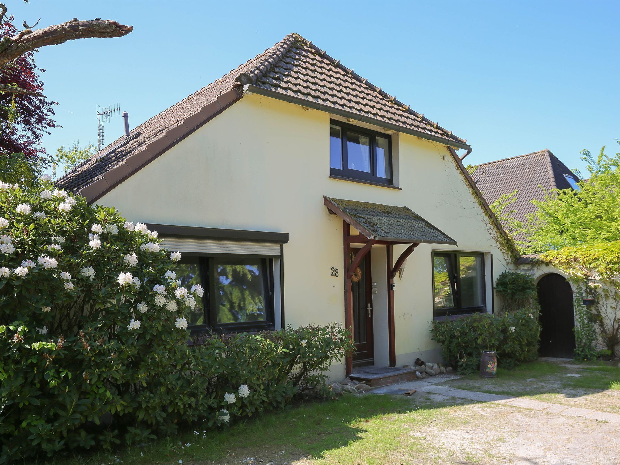 Dat Fischerhus in der Störtebekerstraße 28 - Eingang Wohnung Flut
