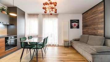 Appartement, vue montagne | Coin séjour