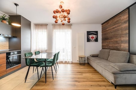 Apartment, Mountain View | Living area. MoHost Alpine Calm - 2BR Hideaway