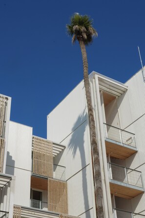 Overnatningsstedets facade