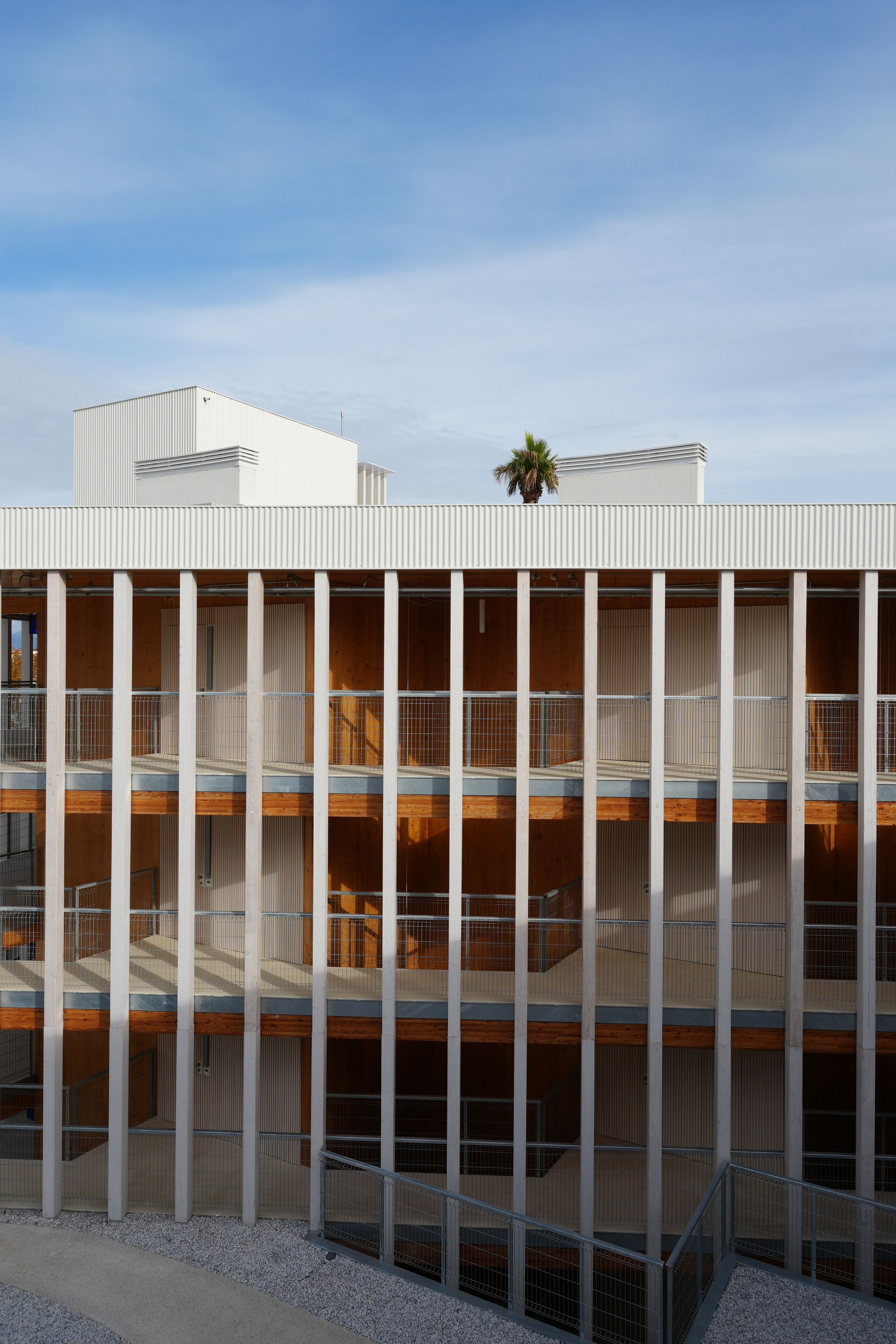 Voorkant van accommodatie