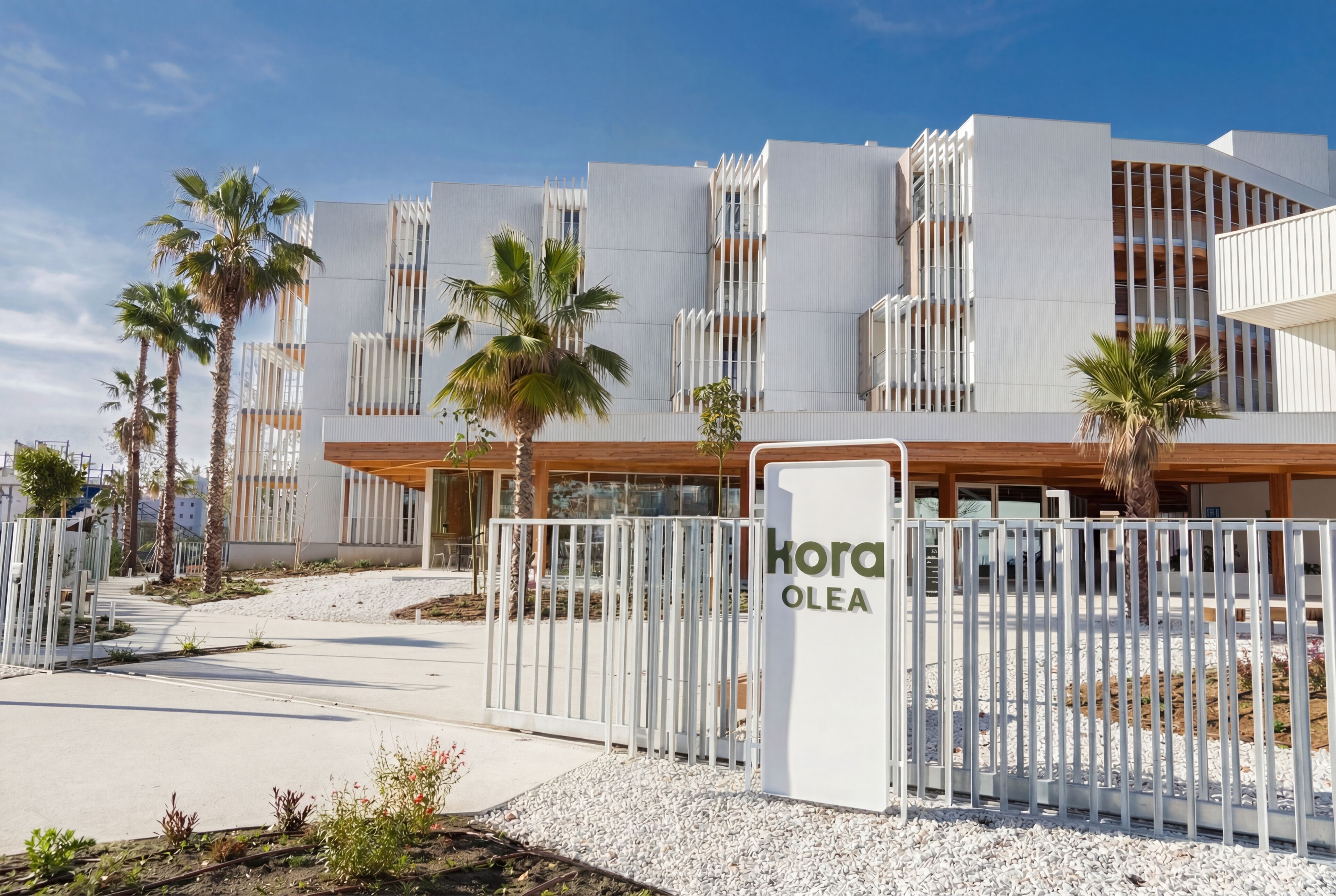 Voorkant van accommodatie