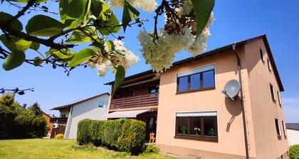 Haus am Berg, vacation apartment Bergsonne in the beautiful Franconian Lake District.
