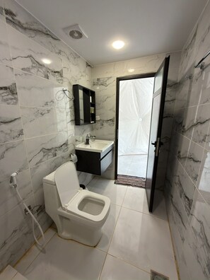 Chambre Double, vue montagne | Salle de bain