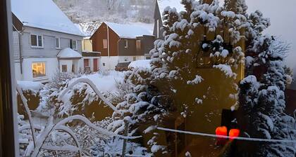 Holiday Home 'Fewo Diemelrauschen' with Private Terrace, Garden & Wi-Fi