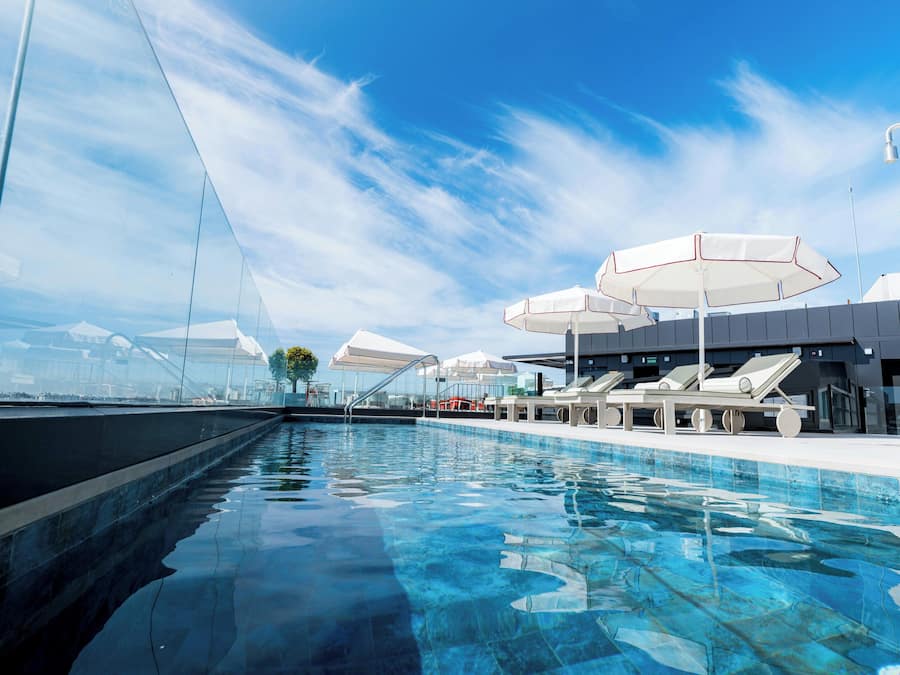 Seasonal outdoor pool