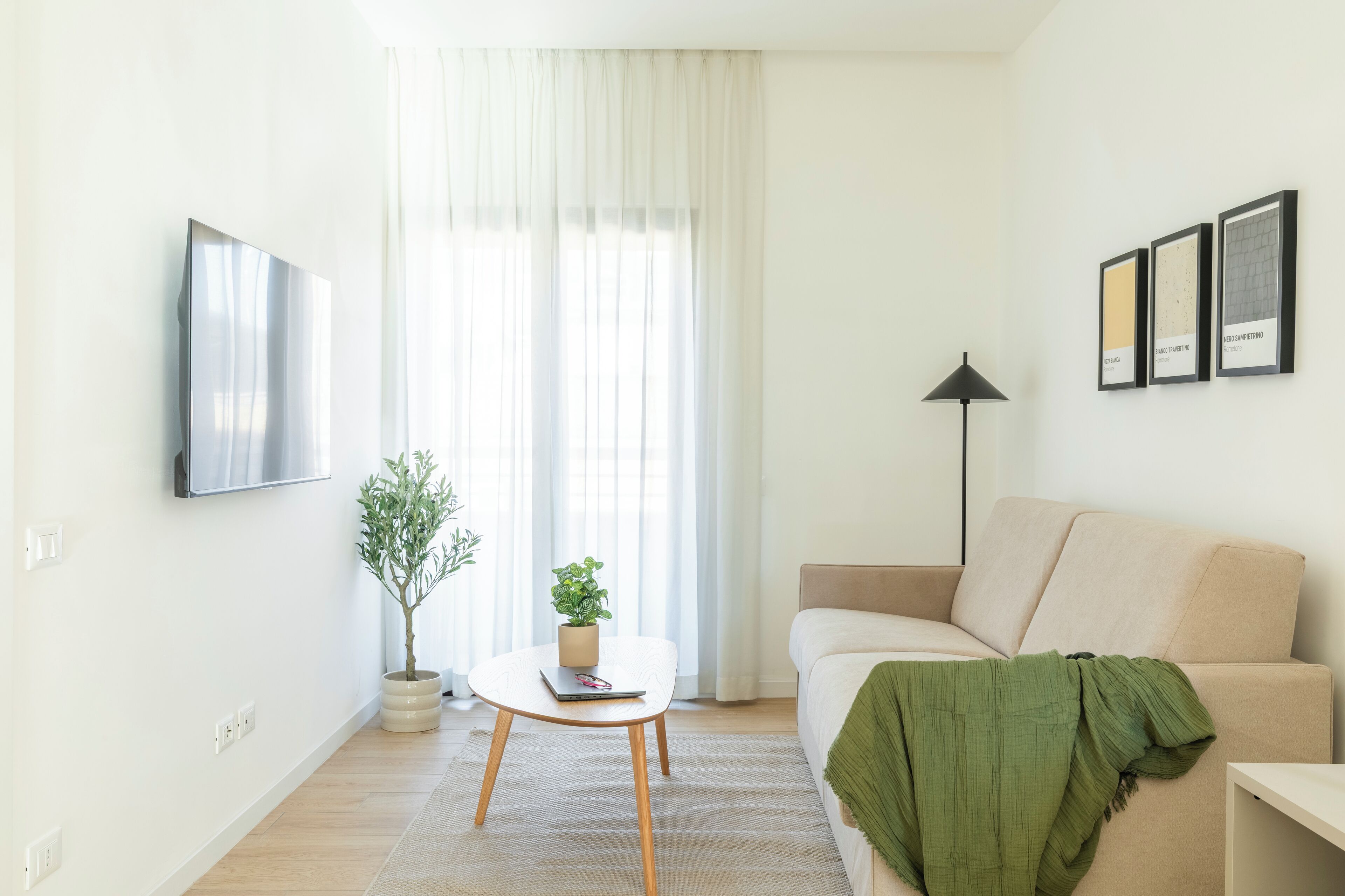 Apartment, 1 Bedroom, Terrace | Living area | TV