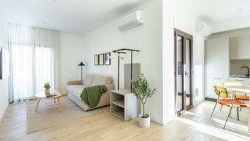 Apartment, 1 Bedroom, Terrace | Living area | TV