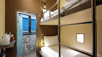 Junior Double Room, Multiple Beds, Non Smoking, No Windows | Free WiFi, bed sheets