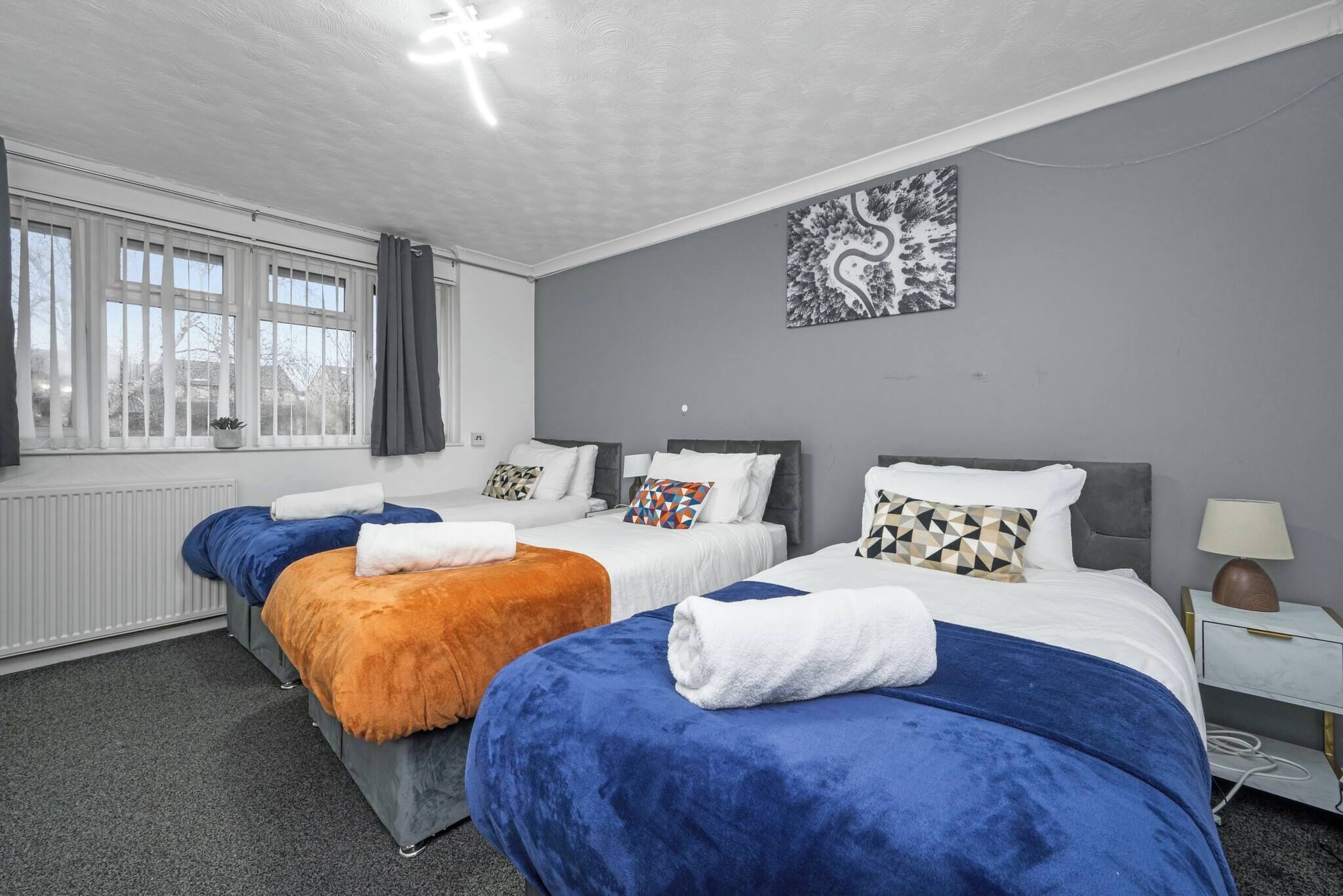 Huoneisto, 2 makuuhuonetta, näköala puutarhaan | 2 makuuhuonetta