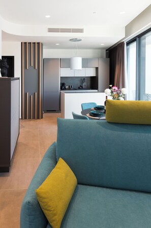Living area - Mercury Tower (St. Julian's)