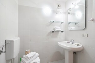 Standard Apartment, Multiple Bedrooms (La Piazzetta) | Bathroom | Shower, hair dryer, bidet, towels