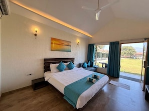 Deluxe Room | Bed sheets, wheelchair access - Blu Water Resort (Junnar)