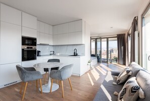 Interior - Elegant Karlín Apartment with Parking & Terrace by EasyBNB Premium (Prague)