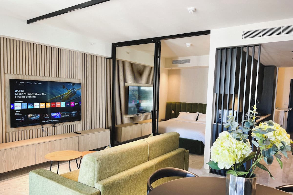 Basic Apartment, City View | Free wired internet