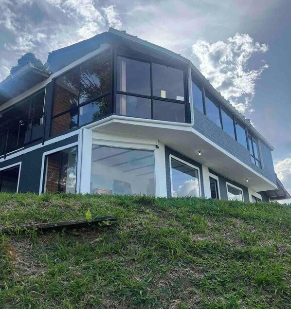 Villa, 5 Bedrooms, Smoking, Private Pool | Exterior - Villa With Spectacular Medellin View With Pool and Mini Basket-futbol Field (Medellín)