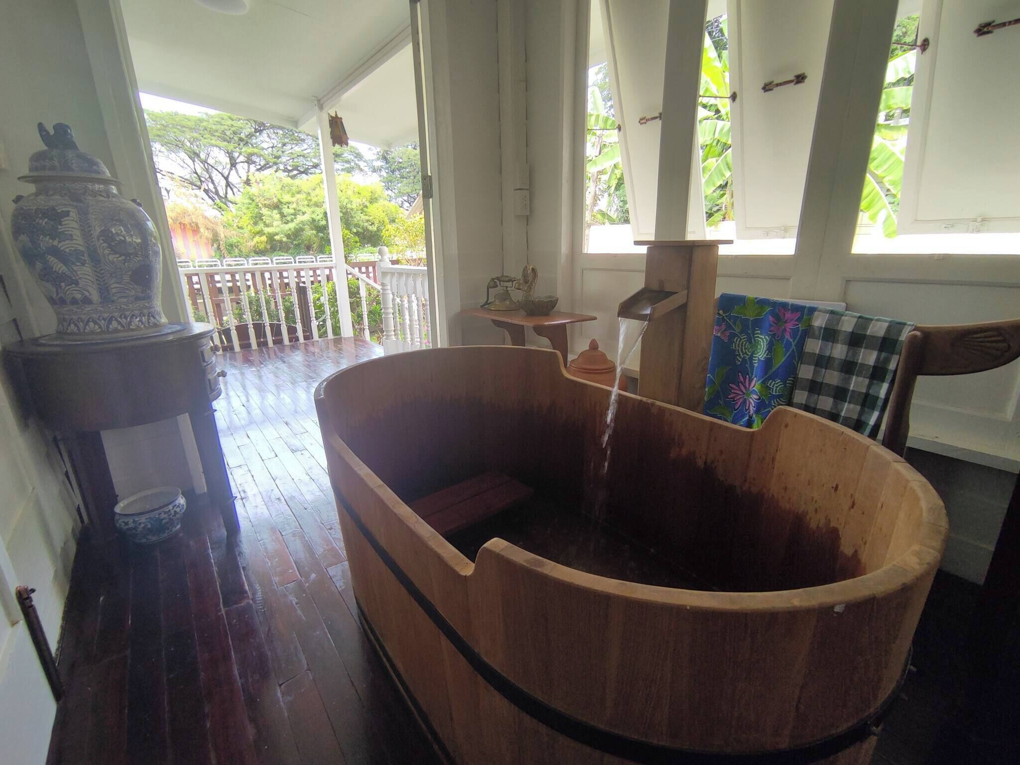 Maison, 2 chambres, balcon, vue jardin | Salle de bain