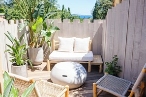 Terrace/patio - Triplex sea view 100m beach Gulf of St Tropez (Sainte-Maxime)