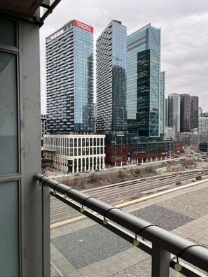 Blick von der Unterkunft