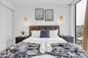 2 dormitorios, tabla de planchar con plancha, wifi y ropa de cama