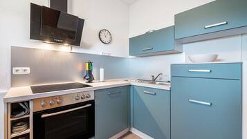 Frigorífico, horno, placa de cocina y lavavajillas