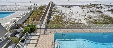 Indoor pool, a heated pool