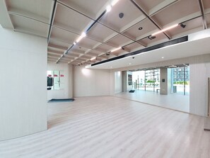 Fitness facility - Aesthetic 1 Bed l Own Private Pool l Circle Mall (Jumeirah Village Circle)