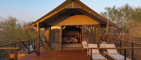 Luxury Suite, Private Pool, Park View | In-room safe, desk, laptop workspace, free WiFi