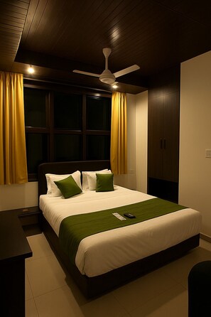 Chambres insonorisées, fer et planche à repasser, Wi-Fi gratuit