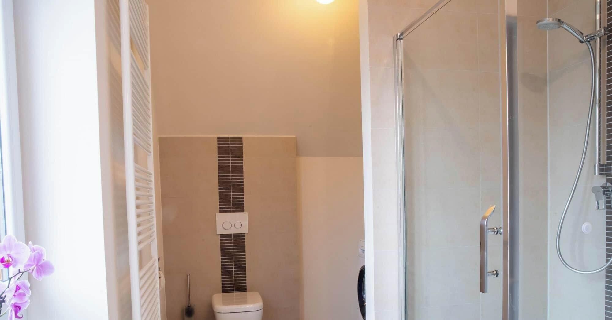 Hair dryer, towels