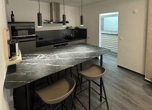 Comfort House, 2 Bedrooms | Private kitchen | Coffee/tea maker, electric kettle, toaster, mixer - Two-bedroom House Lara Denona (Novalja)