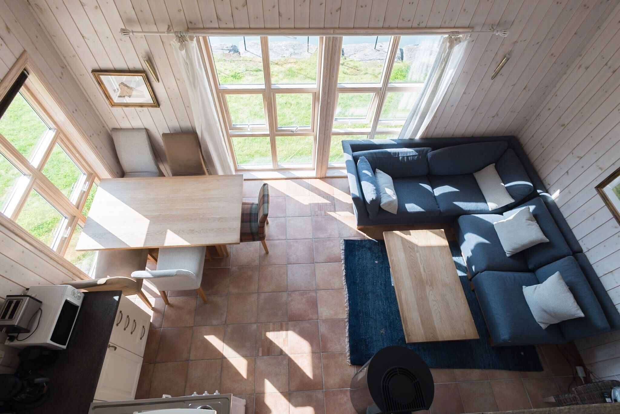 Traditional Bungalow, Patio, Sea View | Living area