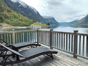 Family Suite, Balcony, Sea View | Terrace/patio - Skjolden Resort (Skjolden)