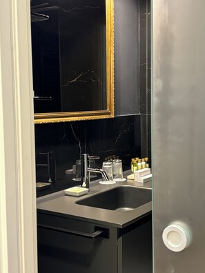 Hair dryer, towels, soap, toilet paper - The house of Albert-luxury living (Milano)