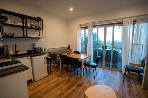 Bright Hillside Studio with Deck | Family-Friendly & Corporate Sta