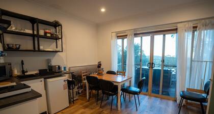 Bright Hillside Studio with Deck | Family-Friendly & Corporate Sta