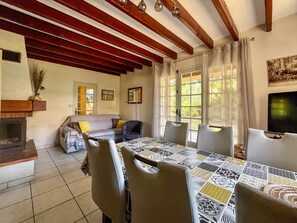 Dining - Villa Roitelets - 4 bedroom house (Mimizan)