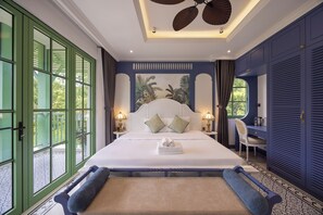 Villa Luxe, 4 chambres, piscine privée, vue jardin | Chambres insonorisées, fer et planche à repasser, Wi-Fi gratuit