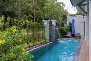 Villa Luxe, 4 chambres, piscine privée, vue jardin | Vue de la chambre