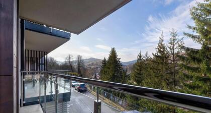 Miła 2 Wisła | Apartment with Parking & Balcony | Homely Atmosphere in Mountain Scenery